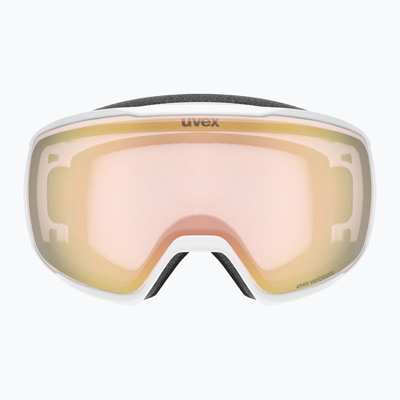 Ochelari de schi UVEX Victorious V S1-S3 white matt/vario rose mirror 2