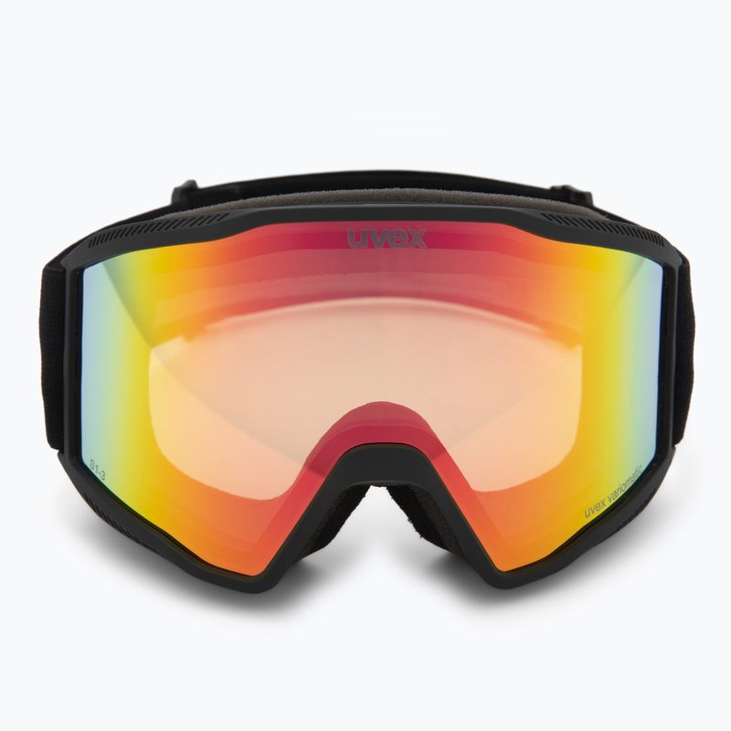 Ochelari de schi Uvex Blast V black matte/vario rainbow mirror 2