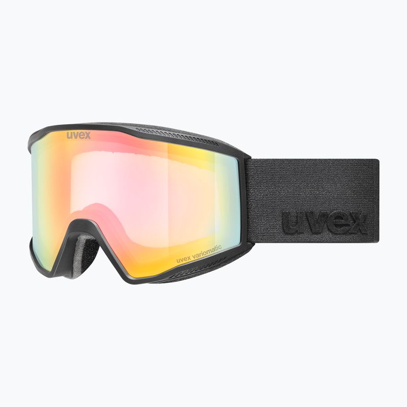 Ochelari de schi Uvex Blast V black matte/vario rainbow mirror 5