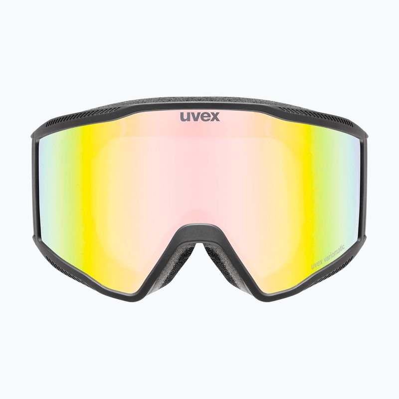 Ochelari de schi Uvex Blast V black matte/vario rainbow mirror 6