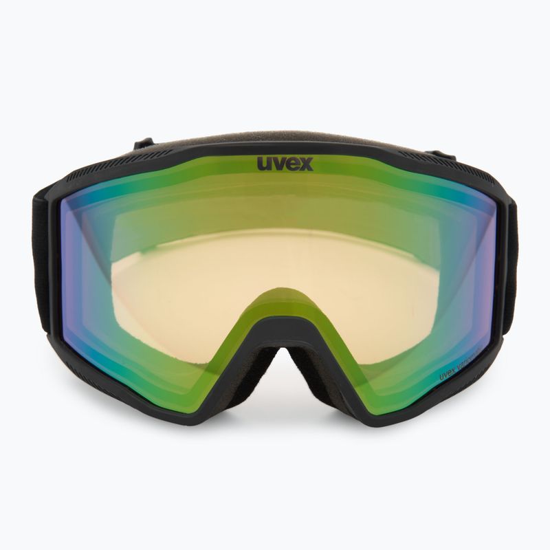 Ochelari de schi Uvex Blast V matt black/vario green mirror 2