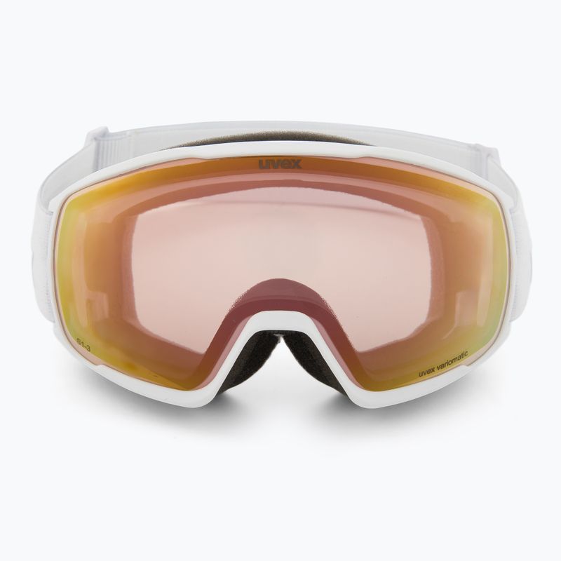 Ochelari de schi UVEX Victorious S V matte white/vario rose mirror 2