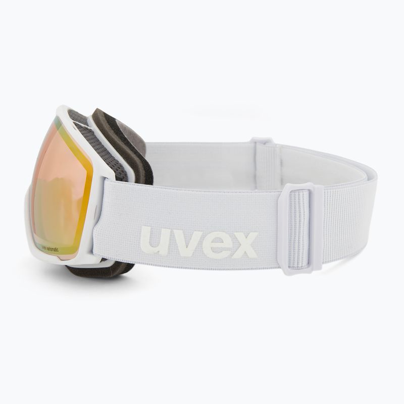 Ochelari de schi UVEX Victorious S V matte white/vario rose mirror 4