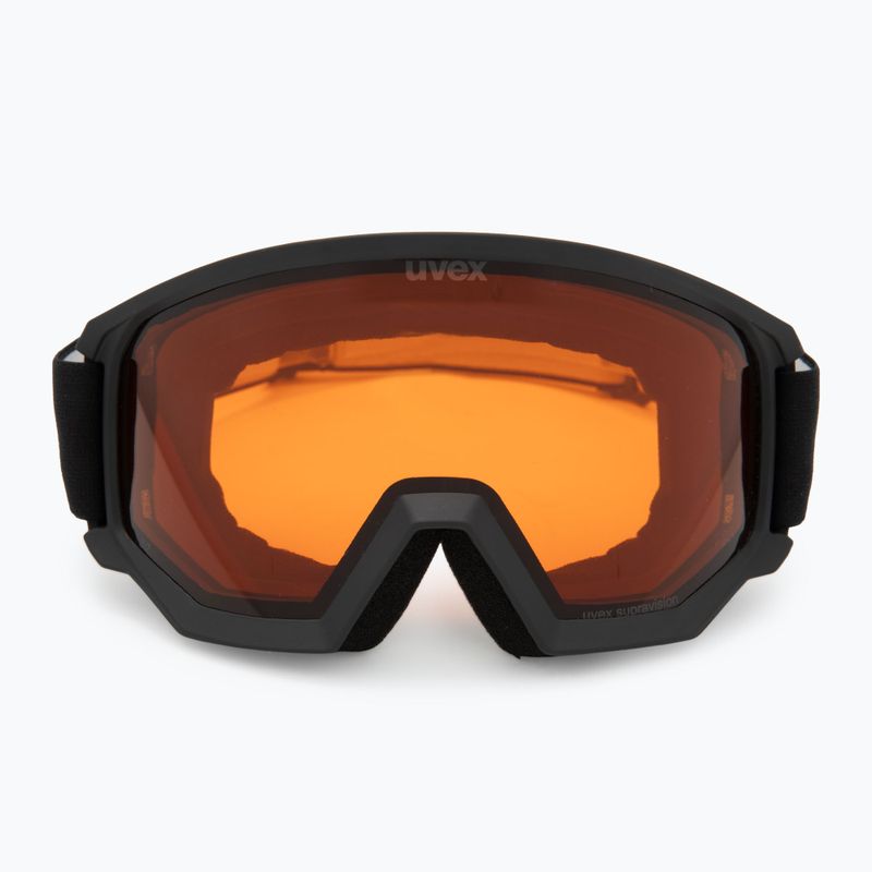 Ochelari de schi UVEX Athletic LGL black matt/orange/clear 2