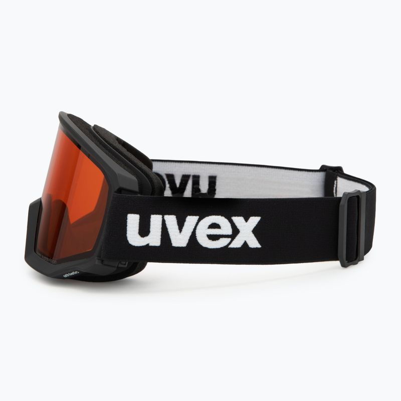 Ochelari de schi UVEX Athletic LGL black matt/orange/clear 4