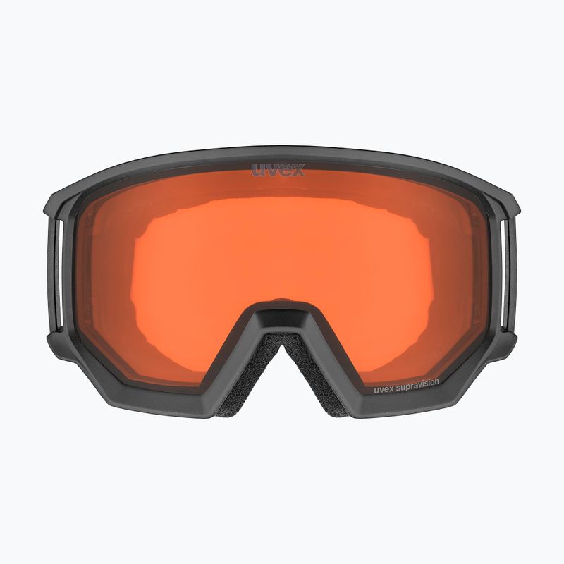 Ochelari de schi UVEX Athletic LGL black matt/orange/clear 2