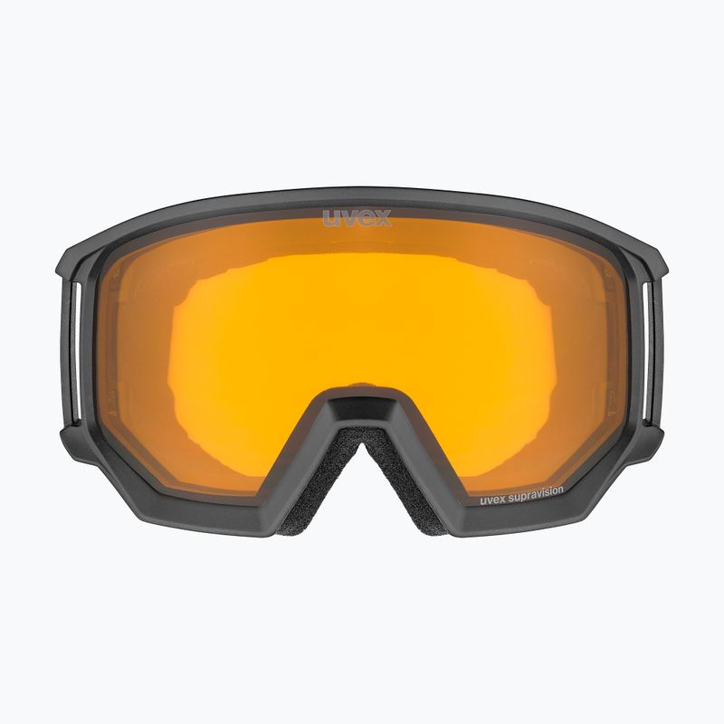 Ochelari de schi UVEX Athletic LGL black matt/yellow/clear 2