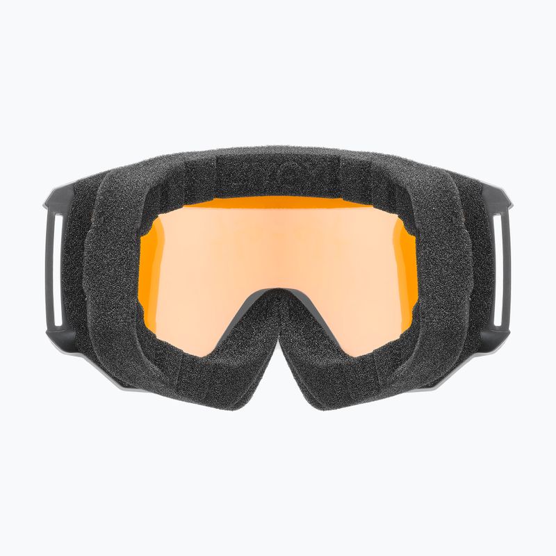 Ochelari de schi UVEX Athletic LGL black matt/yellow/clear 3