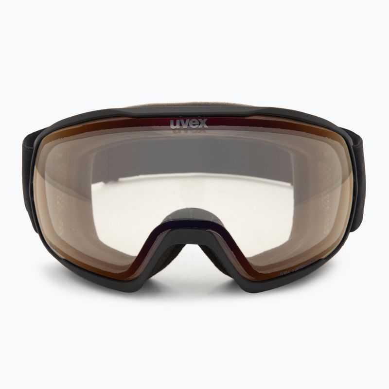 Ochelari de schi UVEX Victorious Pro V matt black/vario red mirror 2