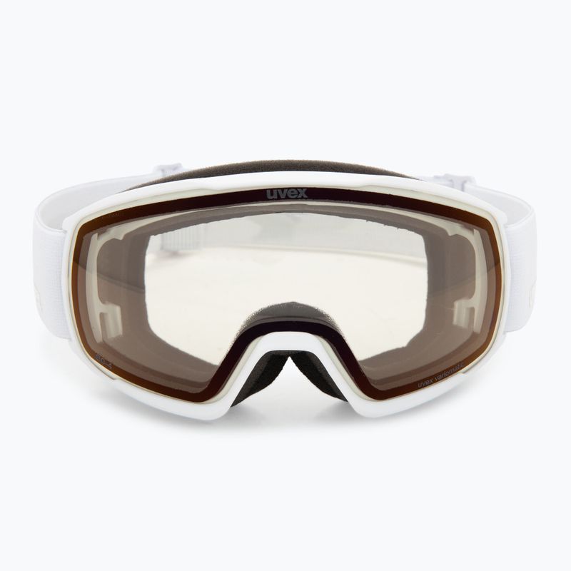 Ochelari de schi UVEX Victorious S Pro V white matt/vario red mirror 2