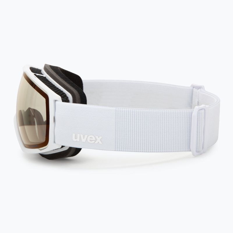 Ochelari de schi UVEX Victorious S Pro V white matt/vario red mirror 4