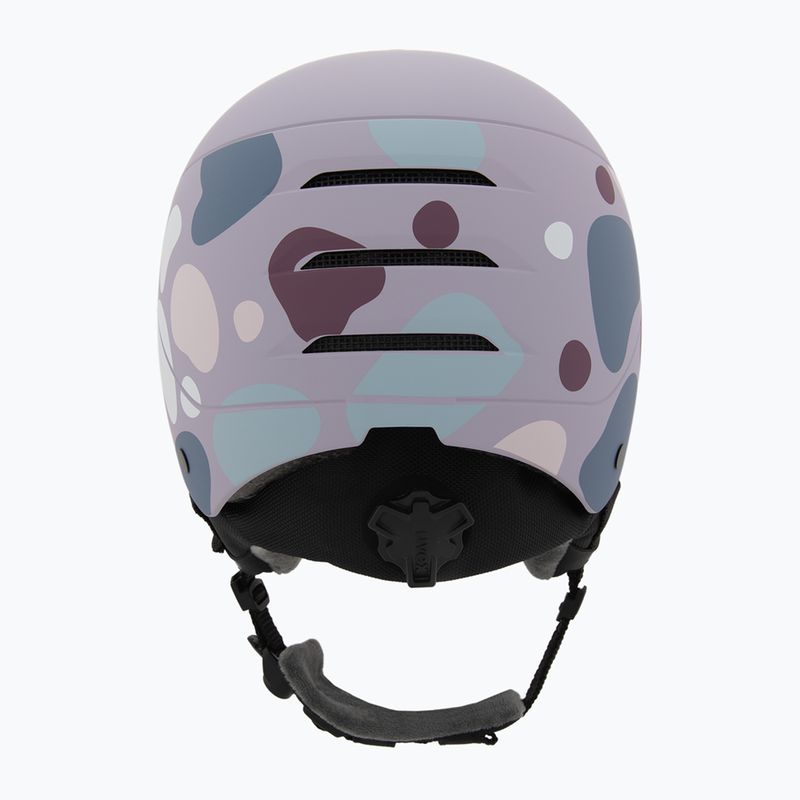 Cască de schi pentru copii UVEX Rocket Visor Jr cool lavender abstract matt/mirrorsilver/lasergold 4