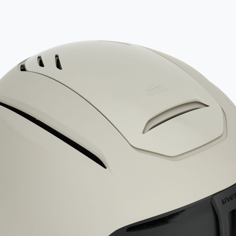 Cască de schi UVEX Resolution warm grey/black matt 9