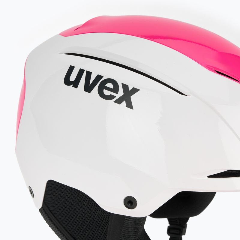 Cască de schi UVEX Resolution SL white/pink 7
