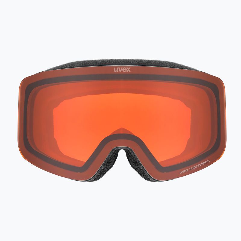 Ochelari de schi pentru copii UVEX Pwdr LG Jr black matt/orange/clear 2
