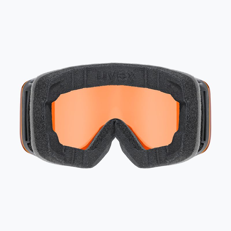 Ochelari de schi pentru copii UVEX Pwdr LG Jr black matt/orange/clear 3