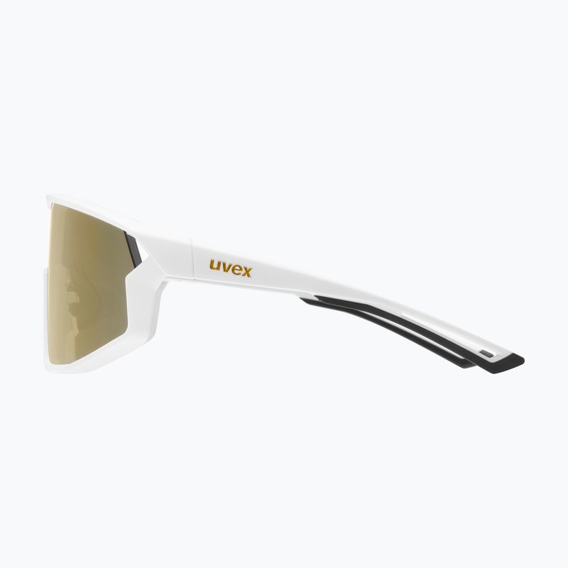 Ochelari de soare Uvex Skyryse white matt/mirror gold 5