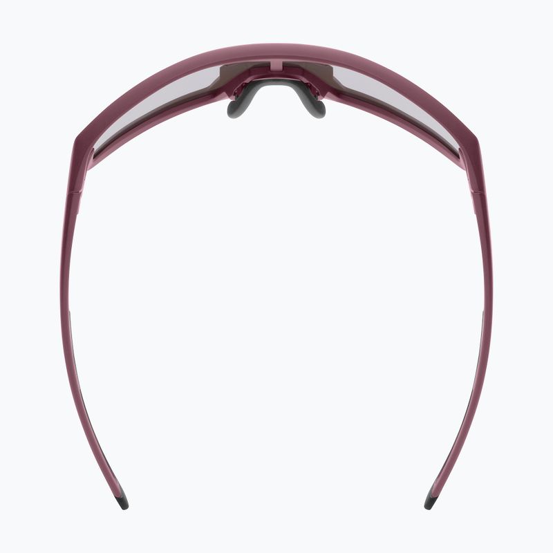 Ochelari de soare Uvex Skyryse burgundy matte/mirror rose 4