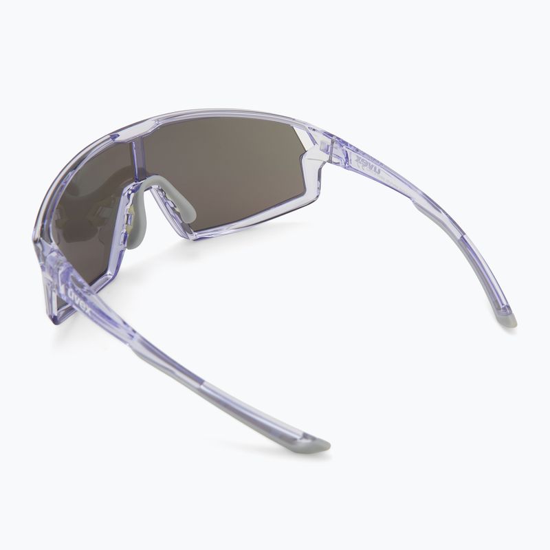 Ochelari de soare Uvex Skyryse clear purple/mirror lavender 2