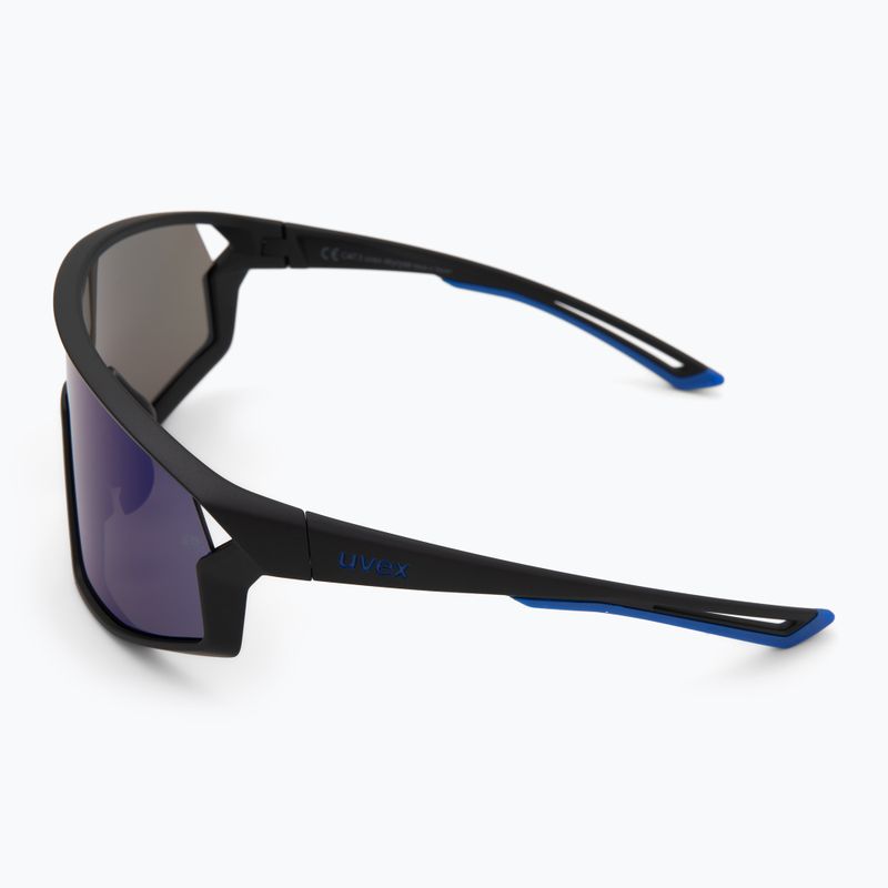 Ochelari de soare Uvex Skyryse black matt/mirror blue 4