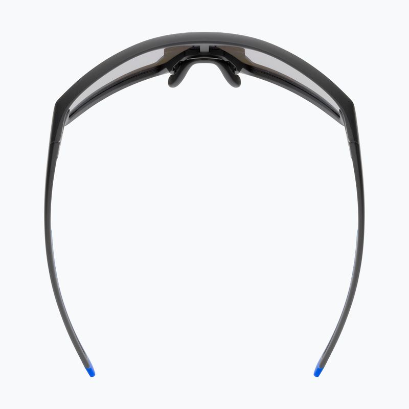 Ochelari de soare Uvex Skyryse black matt/mirror blue 4
