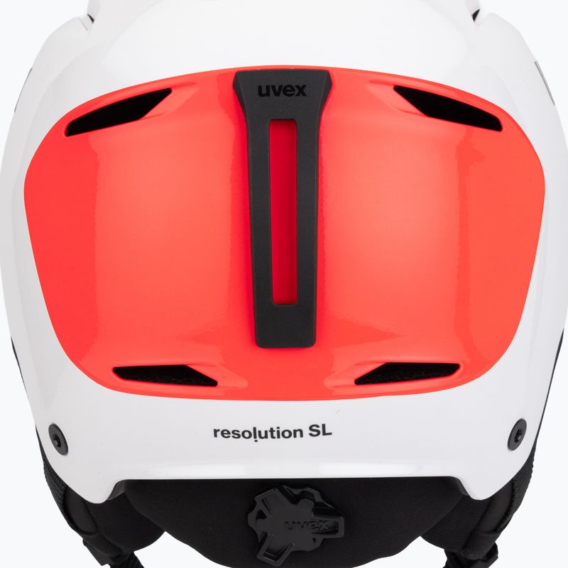 Cască de schi UVEX Resolution SL white/electric red 9