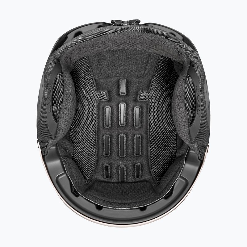 Cască de schi UVEX Stance warm grey/black matt 5