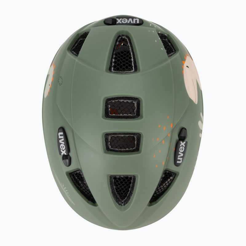 Cască de ciclism pentru copii UVEX Kid 2 CC sage green dino matt 6