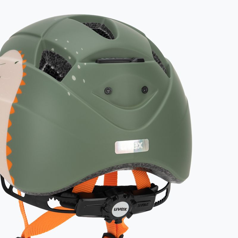 Cască de ciclism pentru copii UVEX Kid 2 CC sage green dino matt 8