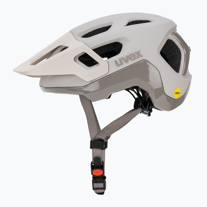 Cască de bicicletă UVEX React MIPS warm grey matt 3