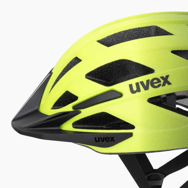 Cască de ciclism UVEX I-vo 2 neon yellow/black matt 7