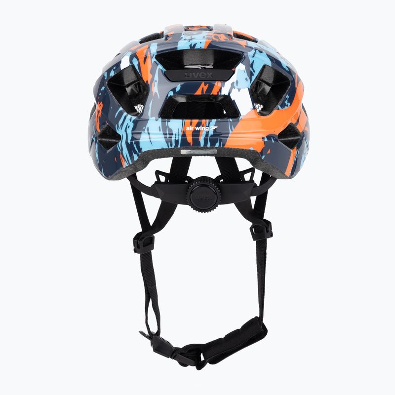 Cască de ciclism pentru copii UVEX Air Wing 2 papaya/bubble blue 4