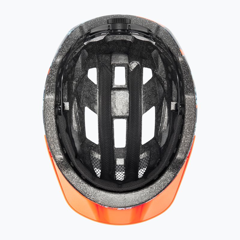 Cască de ciclism pentru copii UVEX Air Wing 2 papaya/bubble blue 5