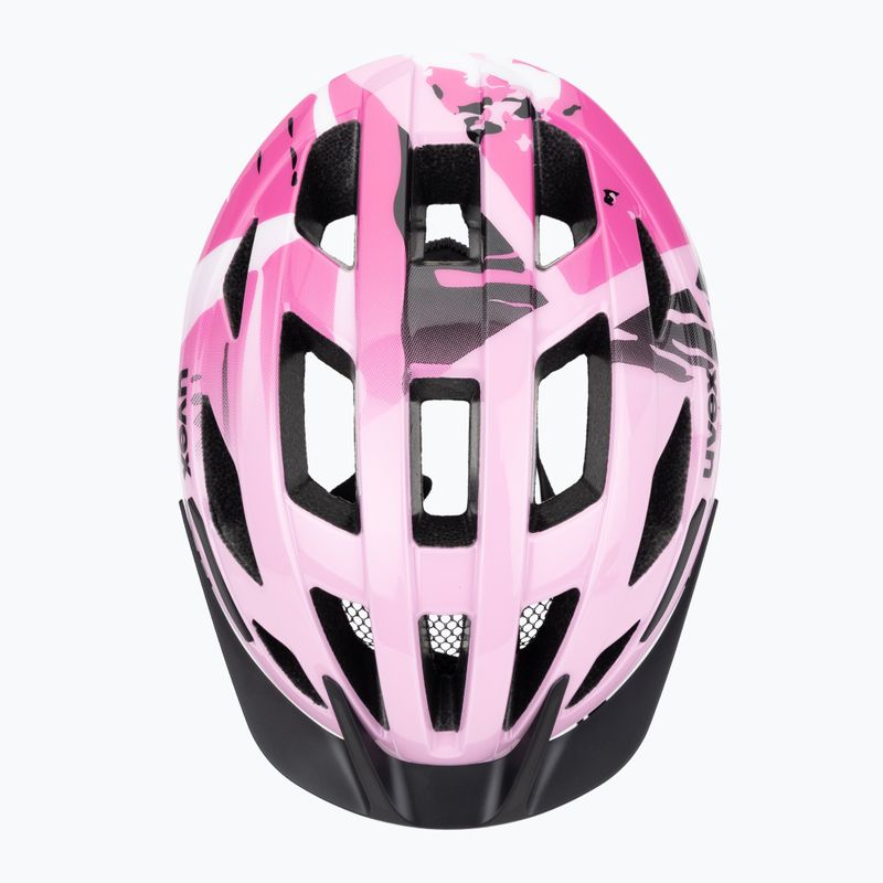 Cască de ciclism pentru copii UVEX Air Wing 2 strawberry/black 6