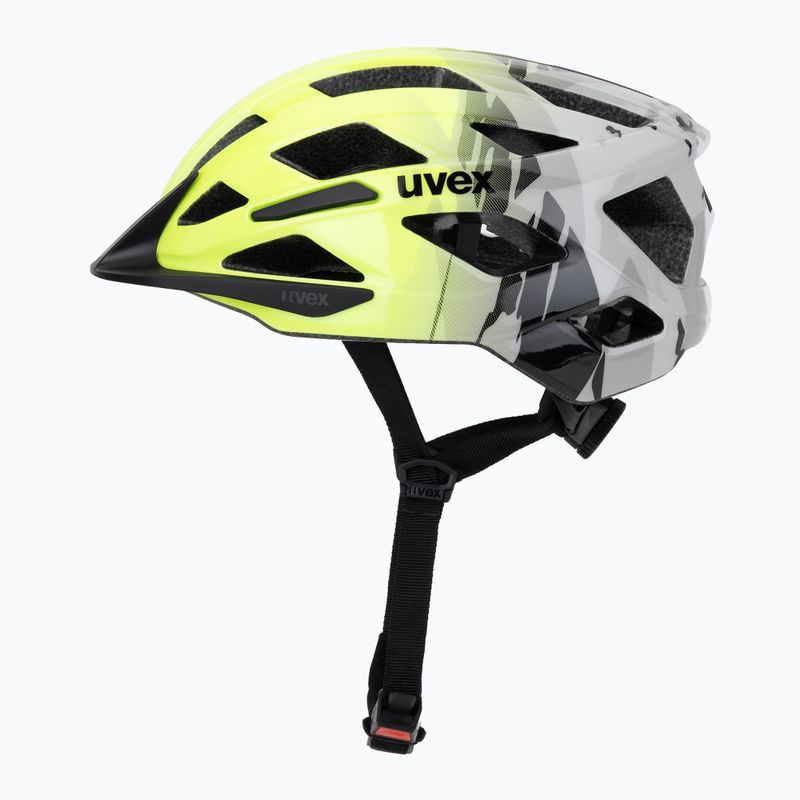 Cască de ciclism pentru copii UVEX Air Wing 2 neon yellow/black 3