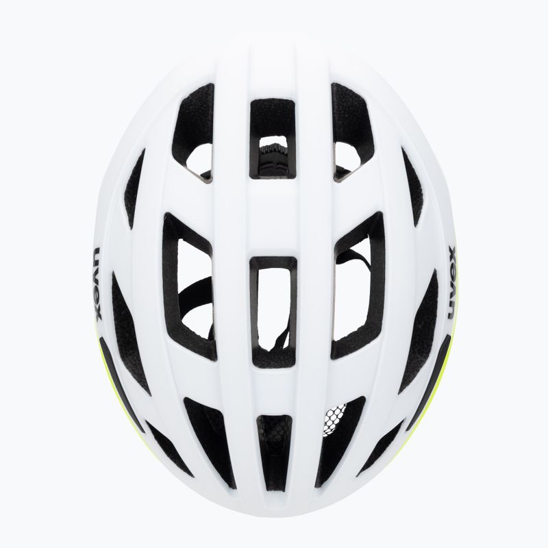 Cască de bicicletă UVEX I-Volute white/neon yellow matt 6