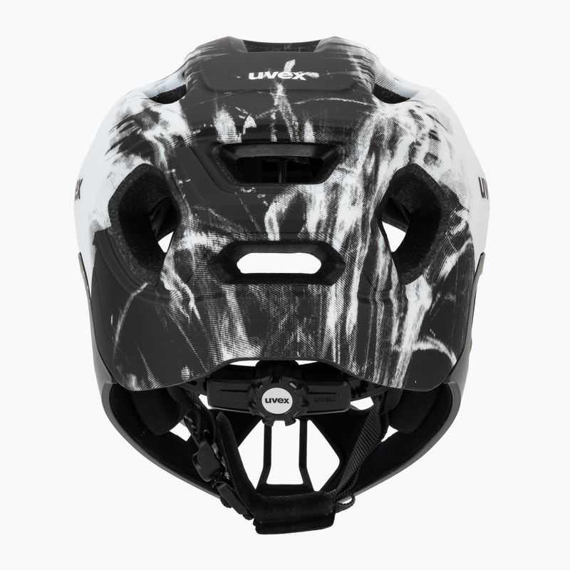 Cască de ciclism pentru copii UVEX React Fullface Jr black/white matt 4