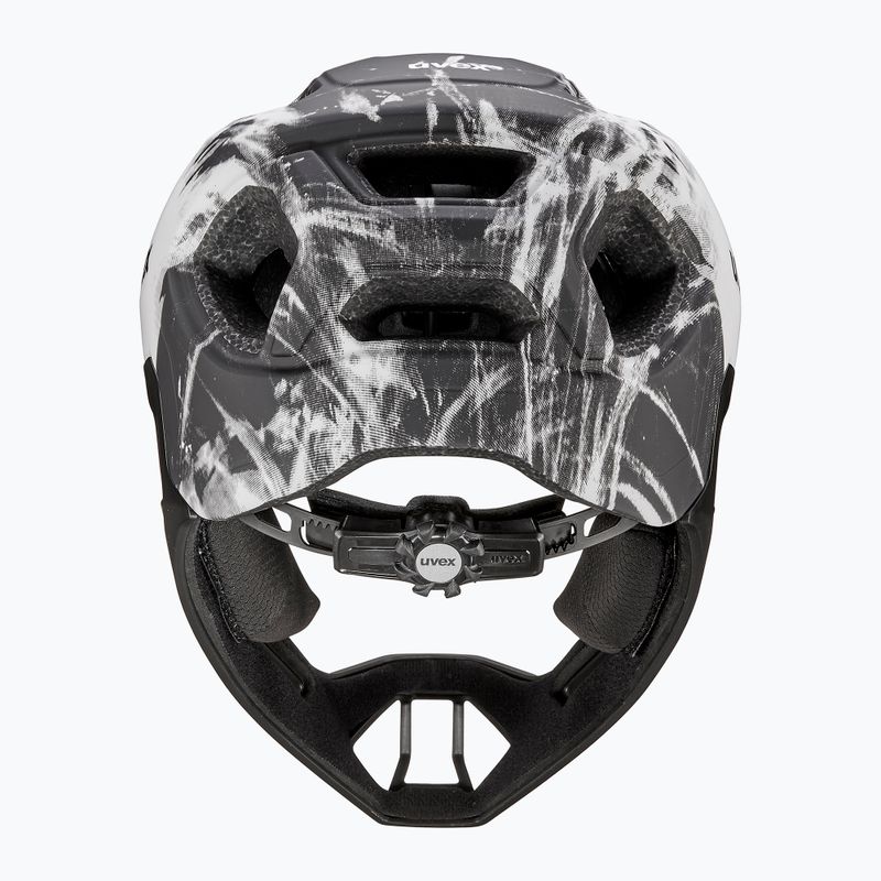 Cască de ciclism pentru copii UVEX React Fullface Jr black/white matt 4