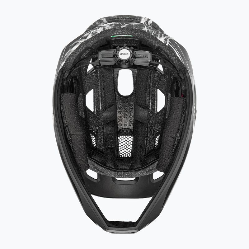 Cască de ciclism pentru copii UVEX React Fullface Jr black/white matt 6