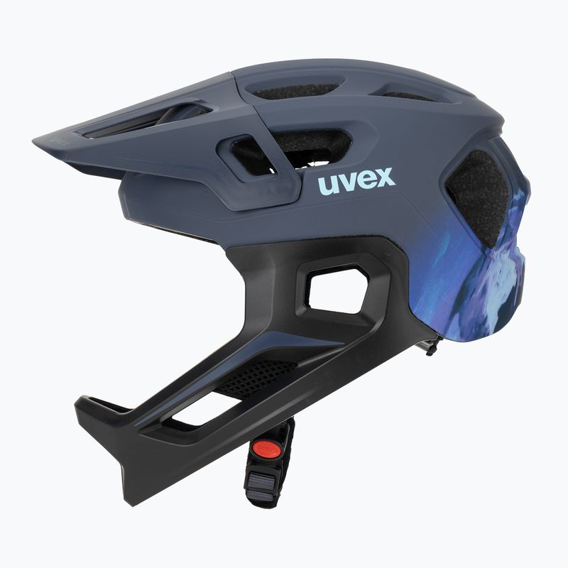 Cască de ciclism pentru copii UVEX React Fullface Jr dusk blue matt 3