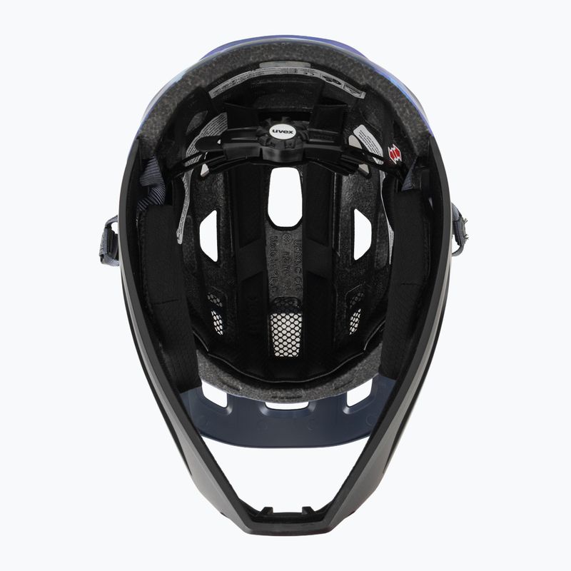 Cască de ciclism pentru copii UVEX React Fullface Jr dusk blue matt 5