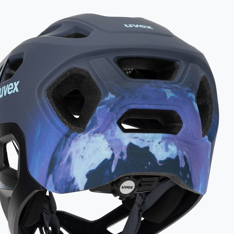 Cască de ciclism pentru copii UVEX React Fullface Jr dusk blue matt 8