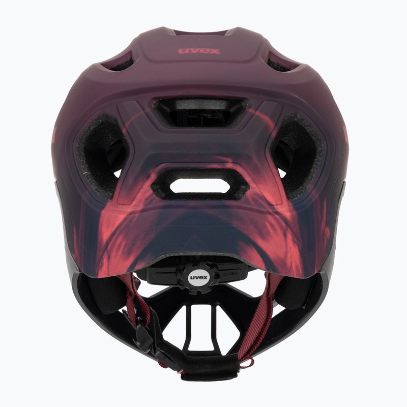 Cască de ciclism pentru copii UVEX React Fullface Jr cranberry matt 4