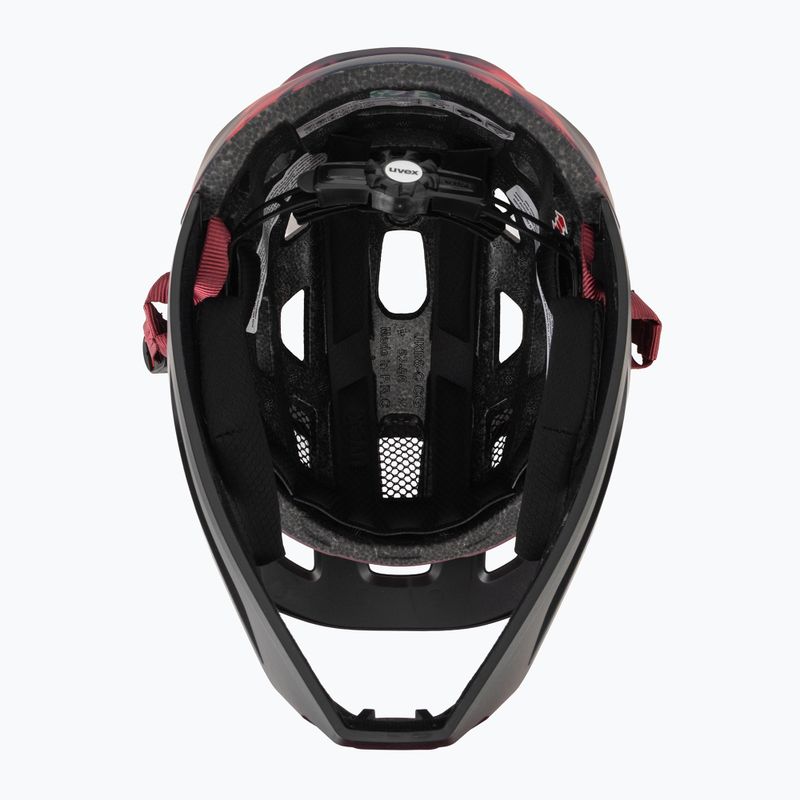 Cască de ciclism pentru copii UVEX React Fullface Jr cranberry matt 5