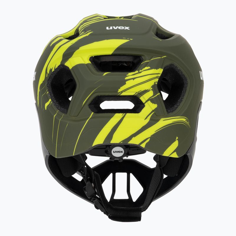 Cască de ciclism pentru copii UVEX React Fullface Jr dark olive matt 4