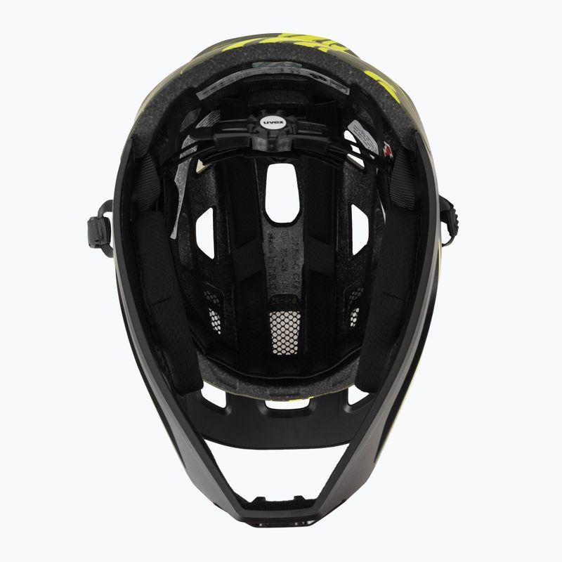 Cască de ciclism pentru copii UVEX React Fullface Jr dark olive matt 5