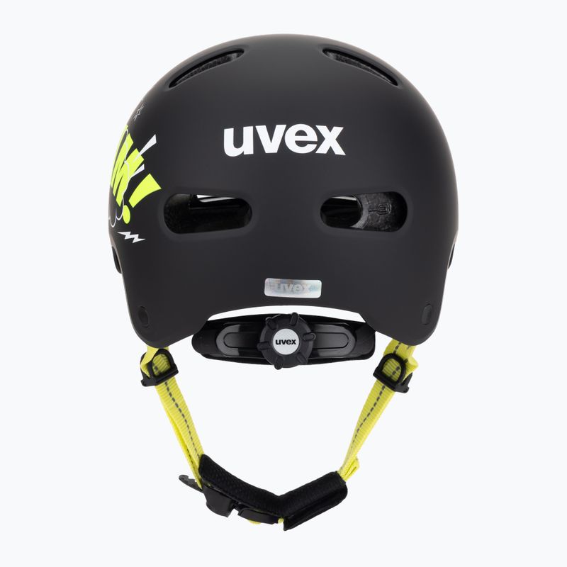 Cască pentru copii UVEX Kid 4 Style bam black/lime matt 4