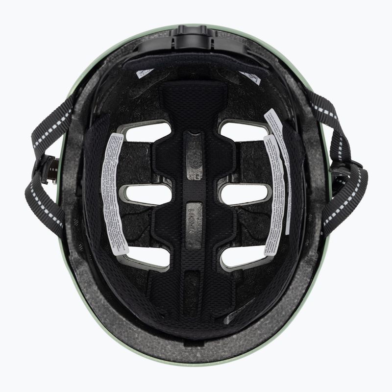 Cască pentru copii UVEX Kid 4 Style bam moss green/papaya matt 5