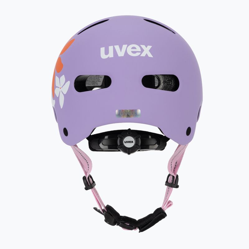 Cască pentru copii UVEX Kid 4 Style flower lilac matte 4