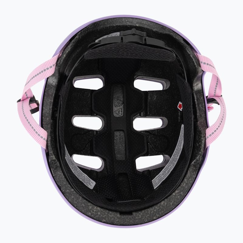 Cască pentru copii UVEX Kid 4 Style flower lilac matte 5